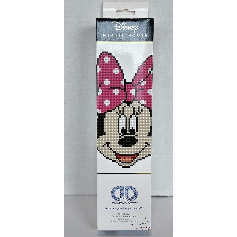 Diamond Dotz Disney Minnie Mouse Facet Art Bead Craft Kit‎ All Inclusive DD5.046